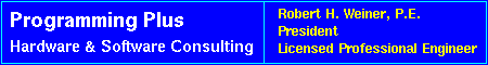 [Image - Programming Plus Hardware & Software Consulting (Unix/Linux/OpenVMS/Windows/Networks/Internet/Security Development/Administration/Integration/Engineering/Support)]